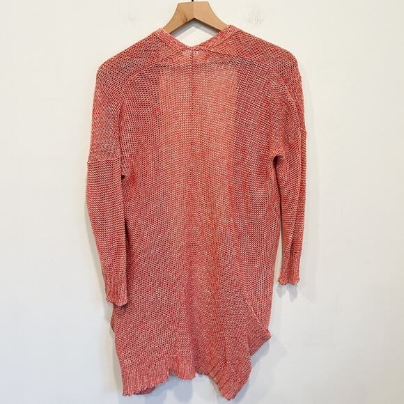 Anthropologie Sparrow Knit Open Sweater Red Size XS - Picture 6 of 8